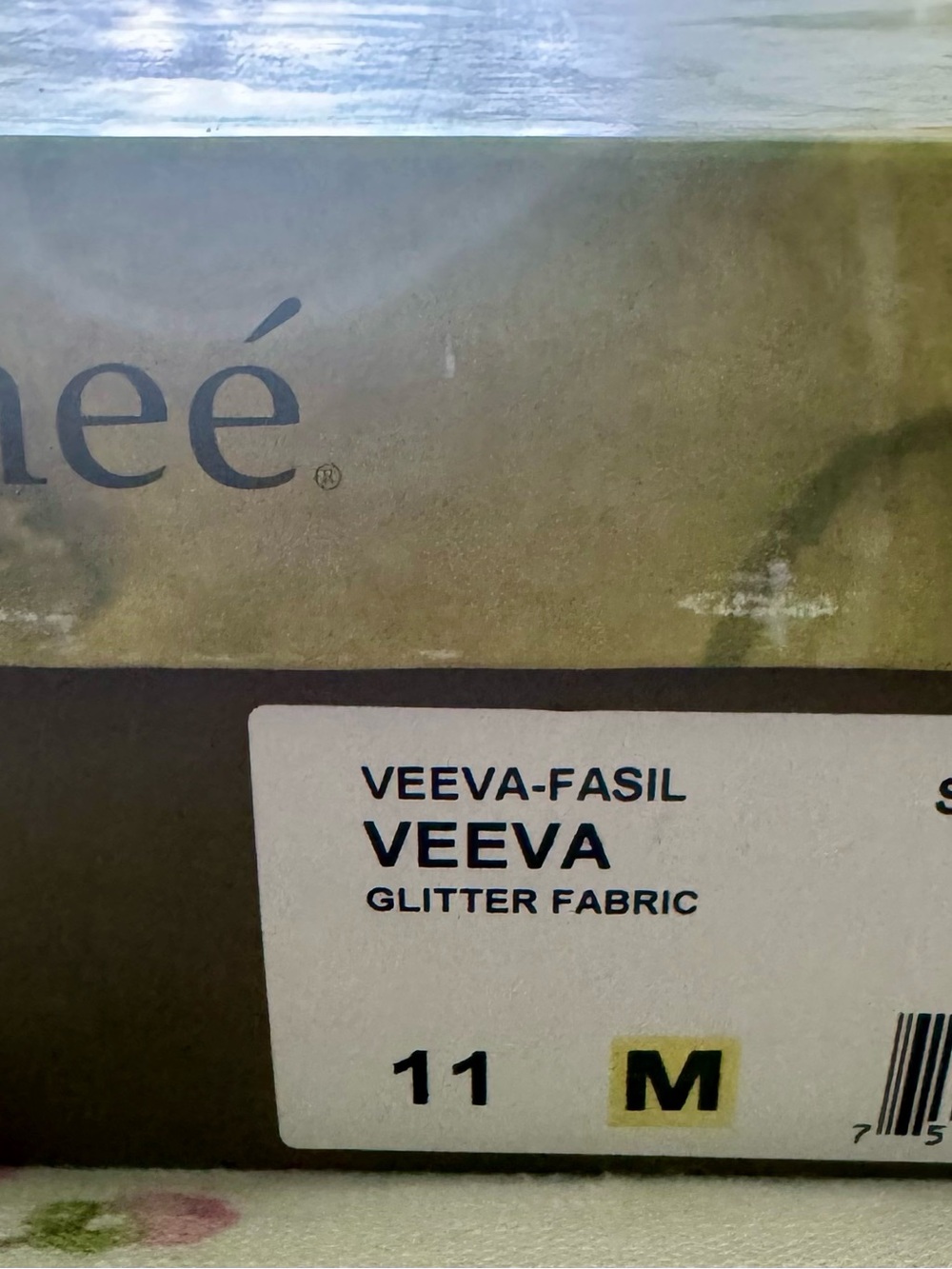 🌸 Veeva Dress Pump by J. Renee Silver Glitter 11 M - Picture 6 of 6